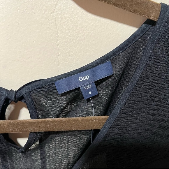 New Gap Lace Mesh Blouse Top - Picture 6 of 8